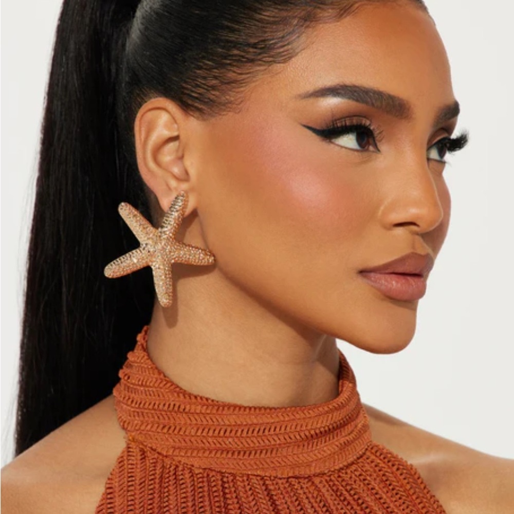 Starfish Statement Earrings